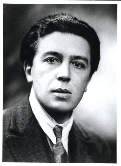 Portrait of Andre Breton (1896-1966) 1930 by French Photographer